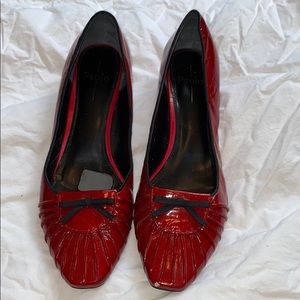 Shiny Red Heel
